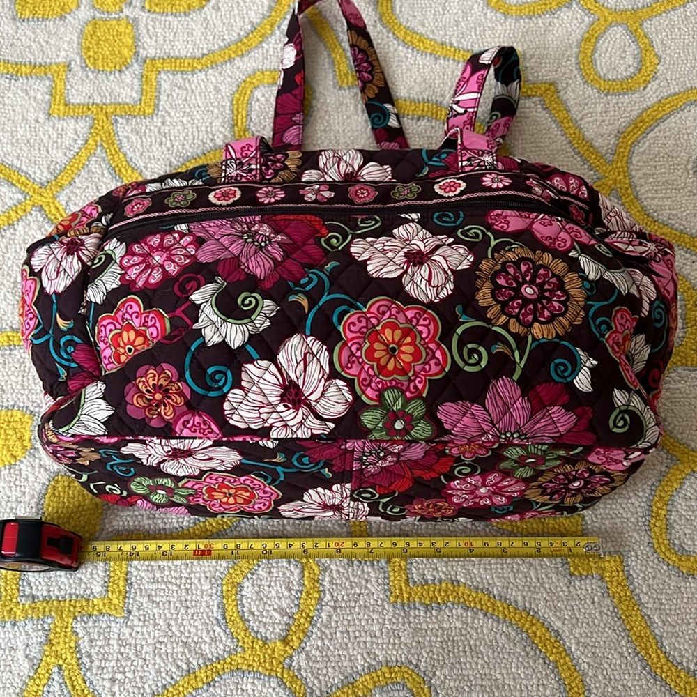 NWOT RETIRED Vera Bradley Mod Floral Pink Diaper Bag and Changing Pad - Picture 13 of 13